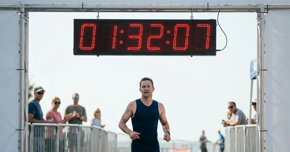 What Is a Good Sprint Triathlon Time? Medians, Percentiles and Split Targets